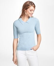 Pointelle Polo Sweater at Brooks Brothers