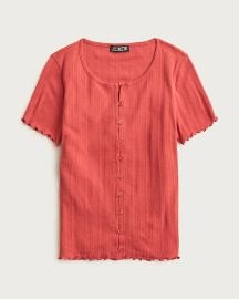 Pointelle Short-sleeve Knit Cardigan For Women JCrew at J. Crew