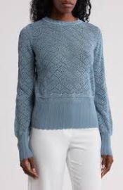 Pointelle Stitch Sweater at Nordstrom Rack