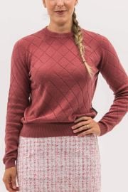 Pointelle Sweater Foray Golf at Foray Golf