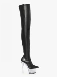 Pole Platform Boots Black GCDS Official Website at GCDS