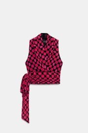Polka Dot Bow Top at Zara