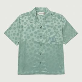 Polka Dot Camp Shirt - Green Honor The Gift at Honor The Gift