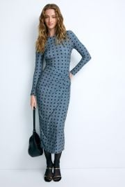 Polka Dot Draped Pencil Dress by ARIAS NEW YORK Rent the Runway at Rent the Runway