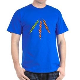 Polka Dot Lightning Shirt at Cafepress