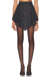Polka Dot Mini Skirt at FWRD