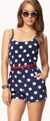 Polka Dot Picnic Romper at Forever 21