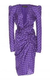 Polka Dot Ruched Dress by Alexandre Vauthier at Moda Operandi