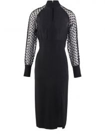 Polka-Dot Sleeve Dress by Balmain at 24S