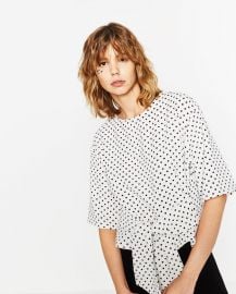 Polka Dot Top at Zara