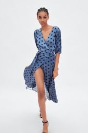 Polka Dot Wrap Dress by Zara at Zara