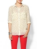 Polka dot blouse by Daniel Rainn at Piperlime