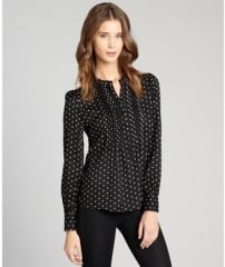 Polka dot blouse by Pippa at Bluefly