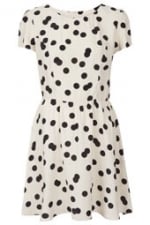 Polka dot dress at Topshop at Topshop