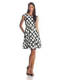 Polka dot dress by Eliza J at Amazon