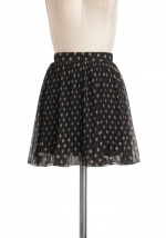 Polka dot mini skirt like Carries at Modcloth