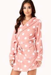 Polka dot robe at Forever 21