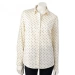 Polka dot shirt by LC Lauren Conrad at Kohls