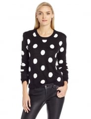 WornOnTV: April’s black and white polka dot sweater on Chasing Life ...