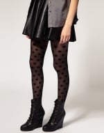 Polka dot tights at ASOS at Asos