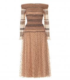 Polka-dot tulle dress at Mytheresa