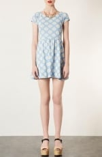 Polka dot tunic dress by Topshop at Nordstrom