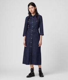 Polly Denim Dress at All Saints