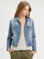 Pollys denim jacket at Saks at Saks Fifth Avenue