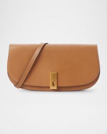 Polo ID Leather Medium Clutch-Bag at Neiman Marcus