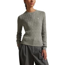 Polo Ralph Lauren Cable Cotton Crewneck Sweater at Nordstrom