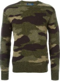 Polo Ralph Lauren Camouflage Crew Neck Sweater  - at Farfetch