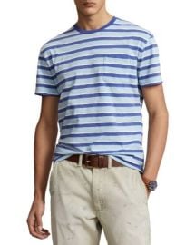 Polo Ralph Lauren Classic Fit Striped Jersey T-Shirt Bloomingdales at Bloomingdales