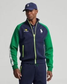 Polo Ralph Lauren Cotton Blend US Open Color Blocked Ball Crew Jacket Bloomingdales at Bloomingdales