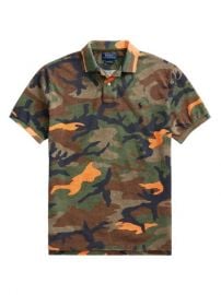 Polo Ralph Lauren Custom Slim-Fit Basic Mesh Camo Polo  SaksFifthAvenue at Saks Fifth Avenue