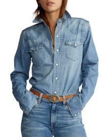 Polo Ralph Lauren Denim Western Shirt at Neiman Marcus