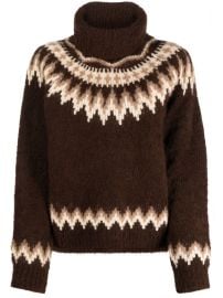 Polo Ralph Lauren Fair Isle knit Roll neck Jumper at Farfetch