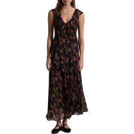 Polo Ralph Lauren Floral Sleeveless Georgette Dress at Nordstrom