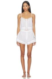 Polo Ralph Lauren Intimates Polo Sleep Cami Short Set In White Cloud at Revolve