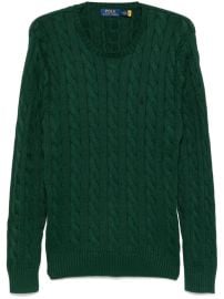 Polo Ralph Lauren LS Driver Sweater Green ID at Farfetch