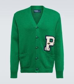 Polo Ralph Lauren Letterman Wool Blend Cardigan at Mytheresa