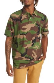 Polo Ralph Lauren Mens Classic Fit Camo PiquPolo at Nordstrom