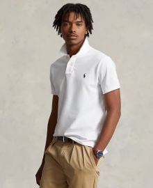 Polo Ralph Lauren Mens Custom Slim Fit Mesh Polo - Macys at Macys