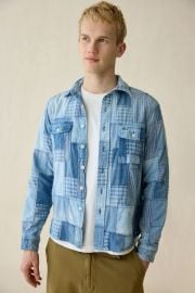 Polo Ralph Lauren Original Label Patchwork Denim Long Sleeve Shirt at Urban Outfitters