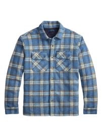 Polo Ralph Lauren Plaid Felted Wool Shirt at Saks Fifth Avenue