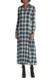 Polo Ralph Lauren Plaid Midi Shirtdress   Nordstrom at Nordstrom