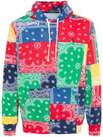 Polo Ralph Lauren Polo Pony bandana-print Hoodie Red at Farfetch