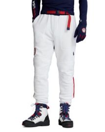 Polo Ralph Lauren Polo Ralph Lauren Team USA Fleece Regular Fit Belted Pants   Bloomingdales at Bloomingdales