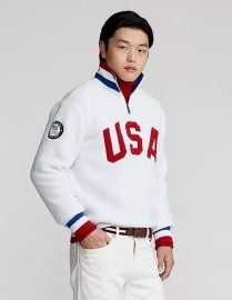 Polo Ralph Lauren Polo Ralph Lauren Team USA Pile Pullover Fleece   Bloomingdales at Bloomingdales