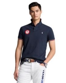 Polo Ralph Lauren Team USA Custom Slim Fit Polo Shirt Bloomingdales at Bloomingdales