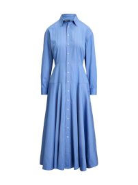 Polo Ralph Lauren Verity Striped Cotton Shirtdress | Saks Fifth Avenue at Saks Fifth Avenue